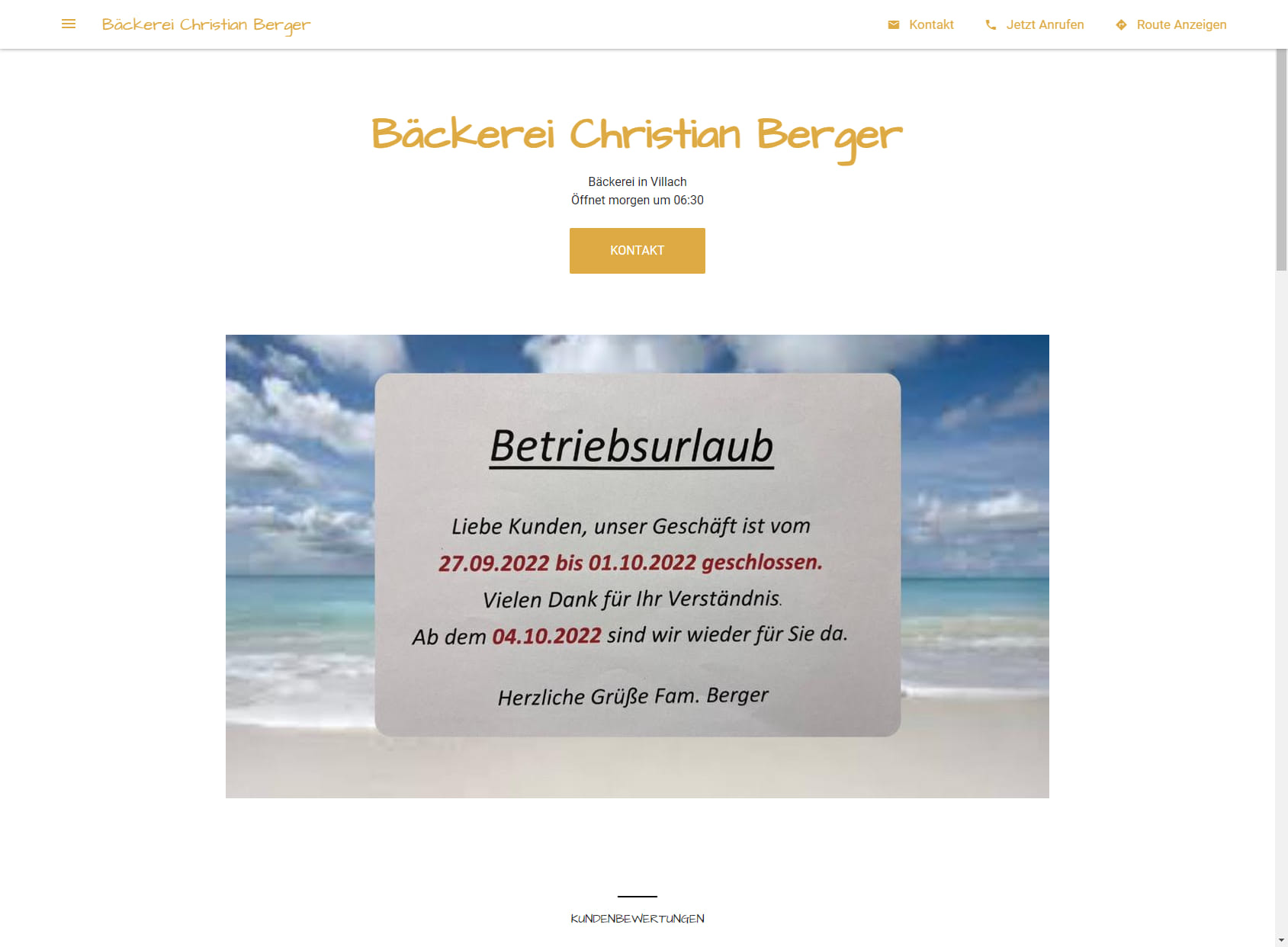 Bäckerei Christian Berger