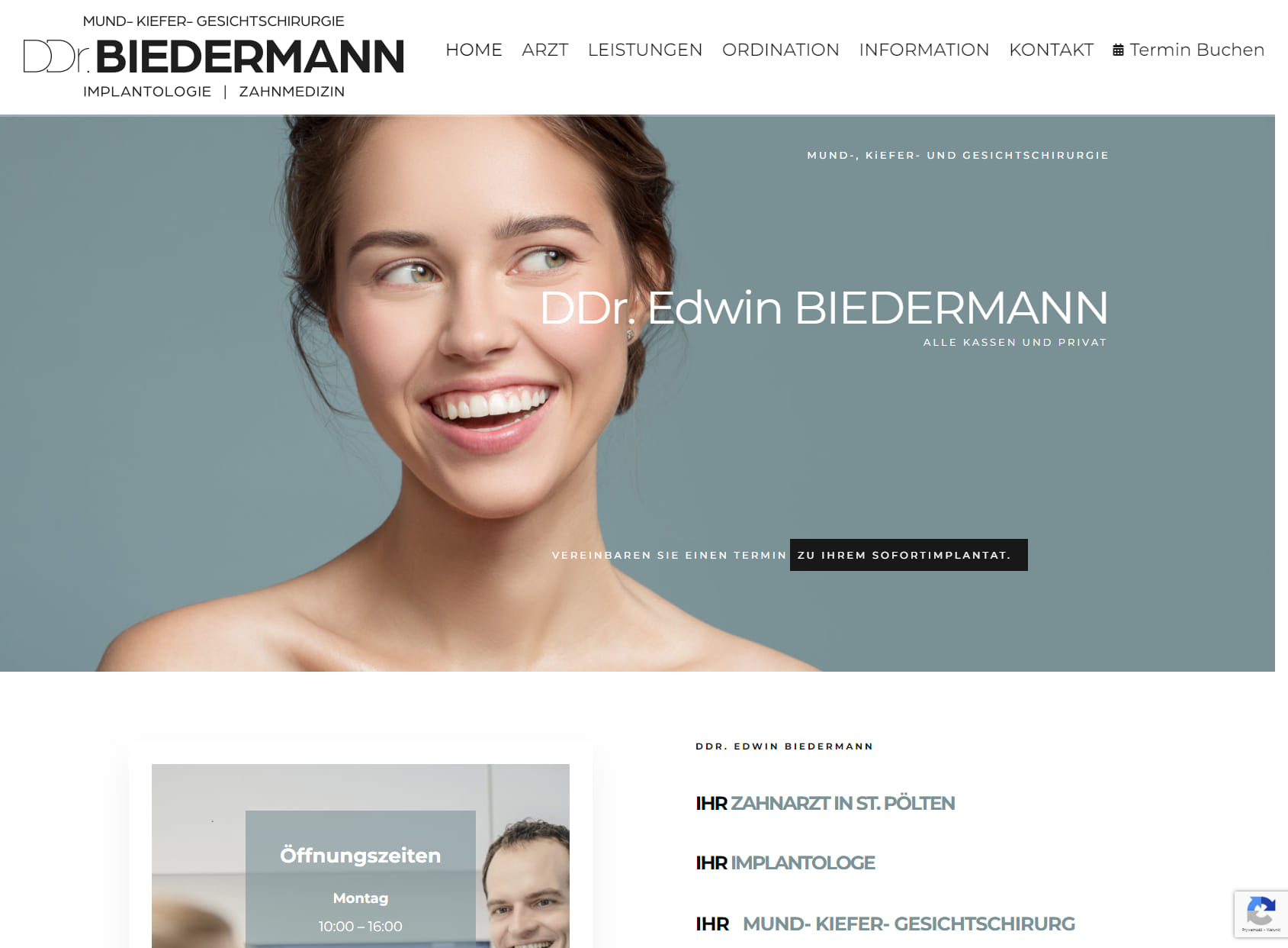 DDr. Biedermann | Mund- Kiefer- Gesichtschirurg | Zahnarzt