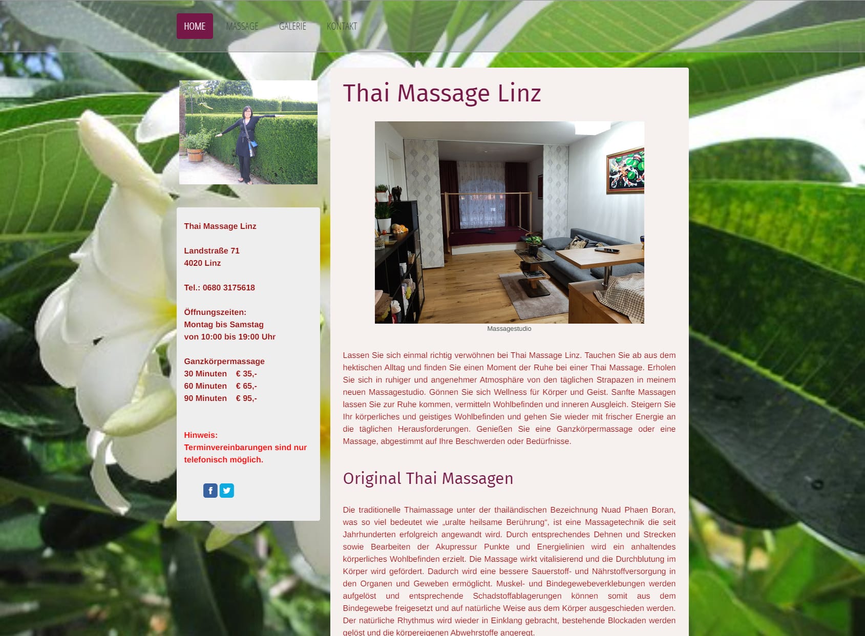 Thai Massage Linz