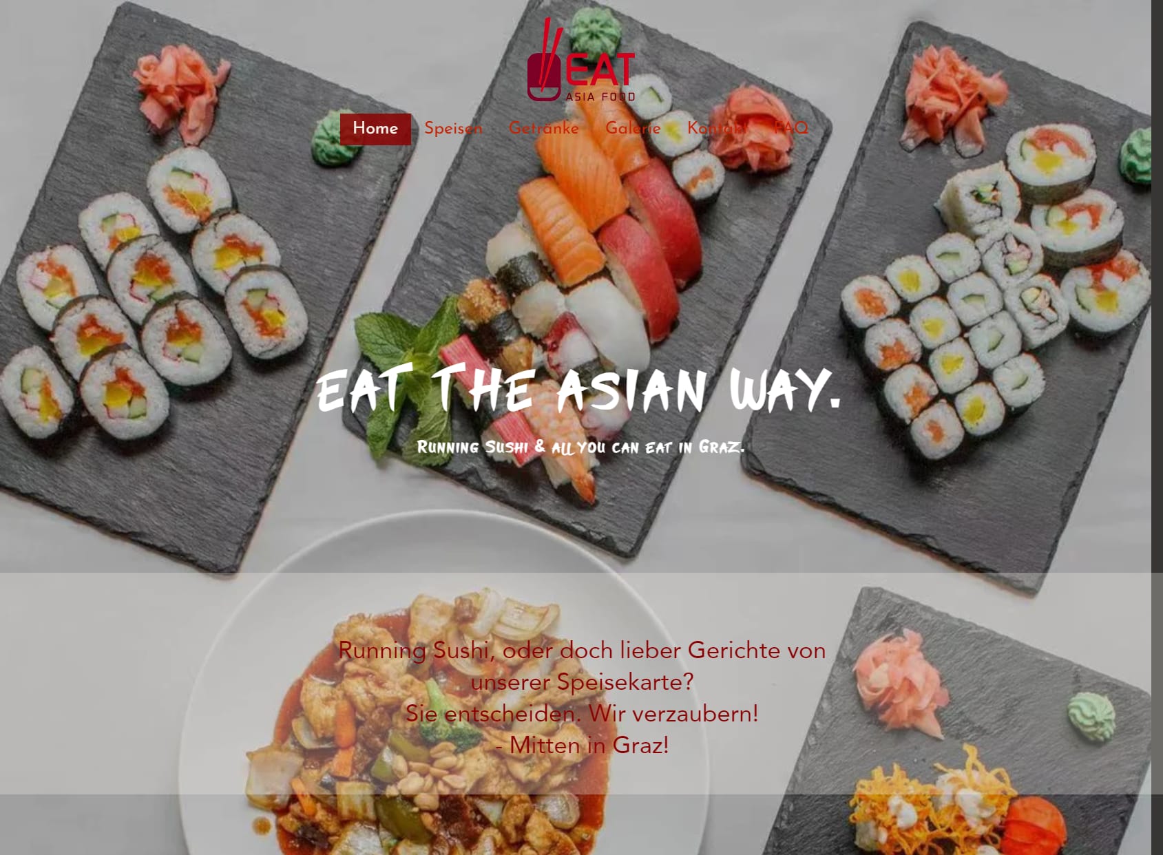 Eat Asia Food - Running Sushi & all you can eat in Graz