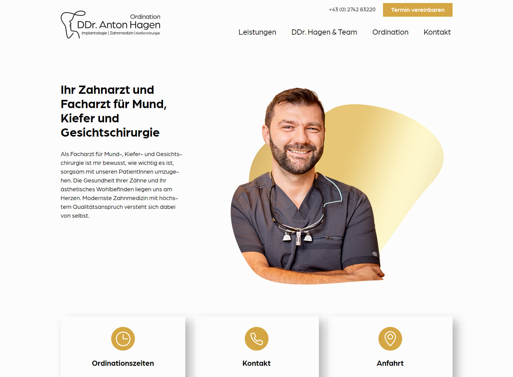 OA DDr. Anton Hagen | Mund- Kiefer- Gesichtschirurg I Implantologe | Zahnarzt