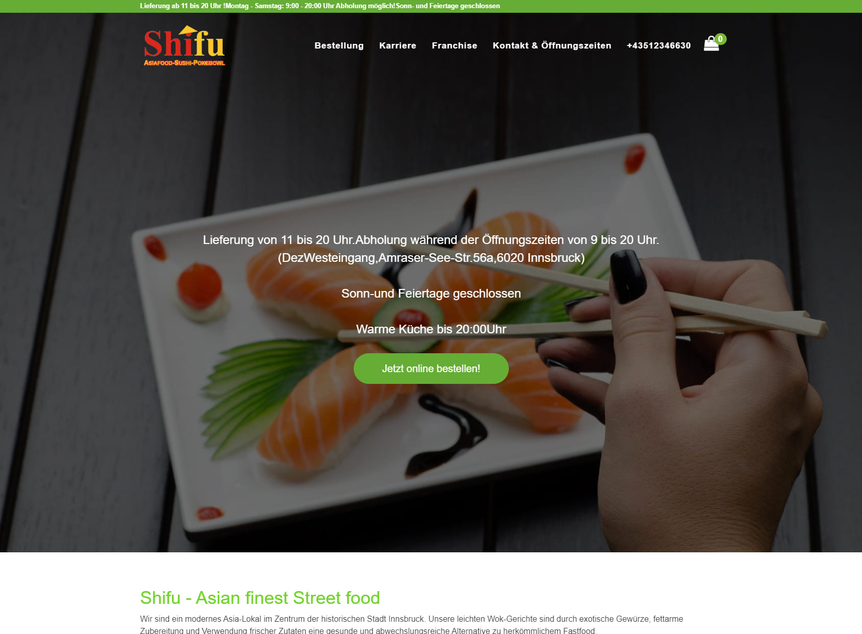 Shifu Asiafood Sushi Pokebowl