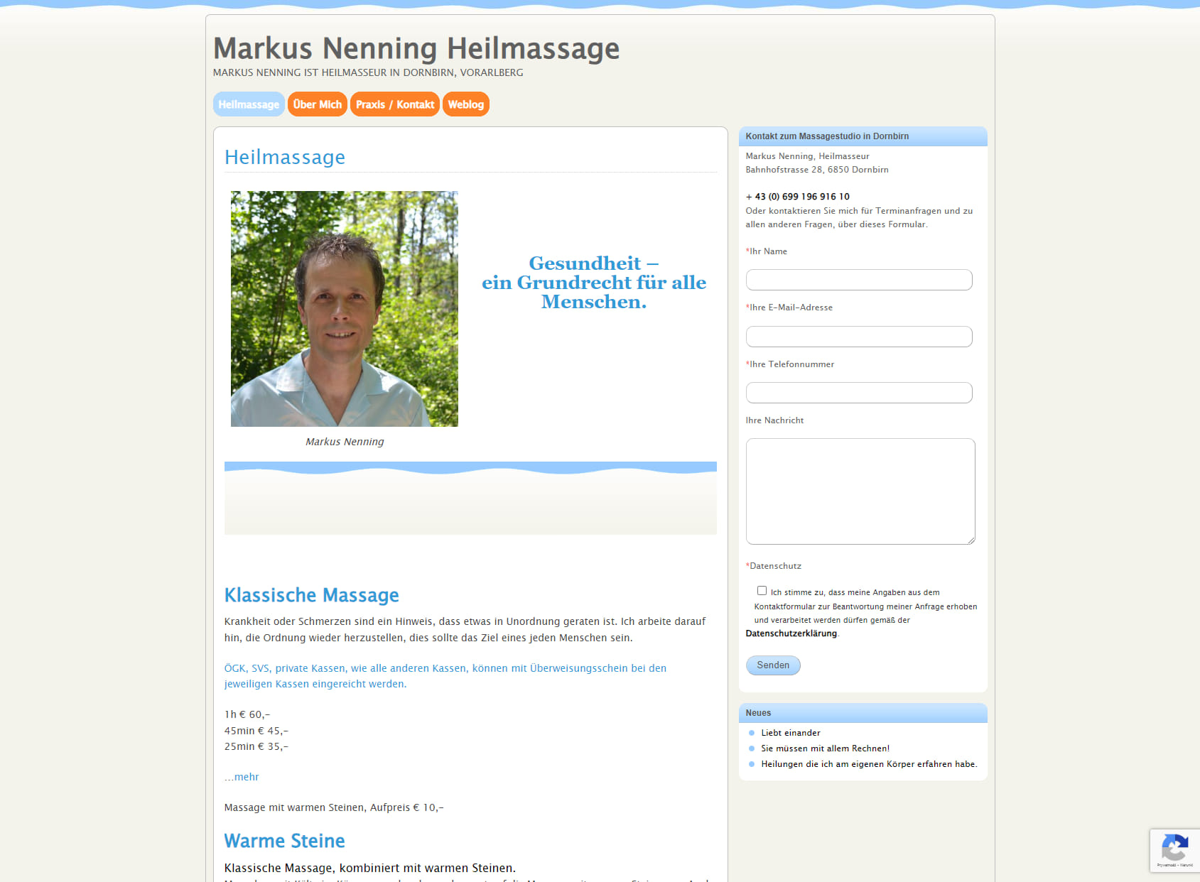 Markus Nenning Heilmassagen