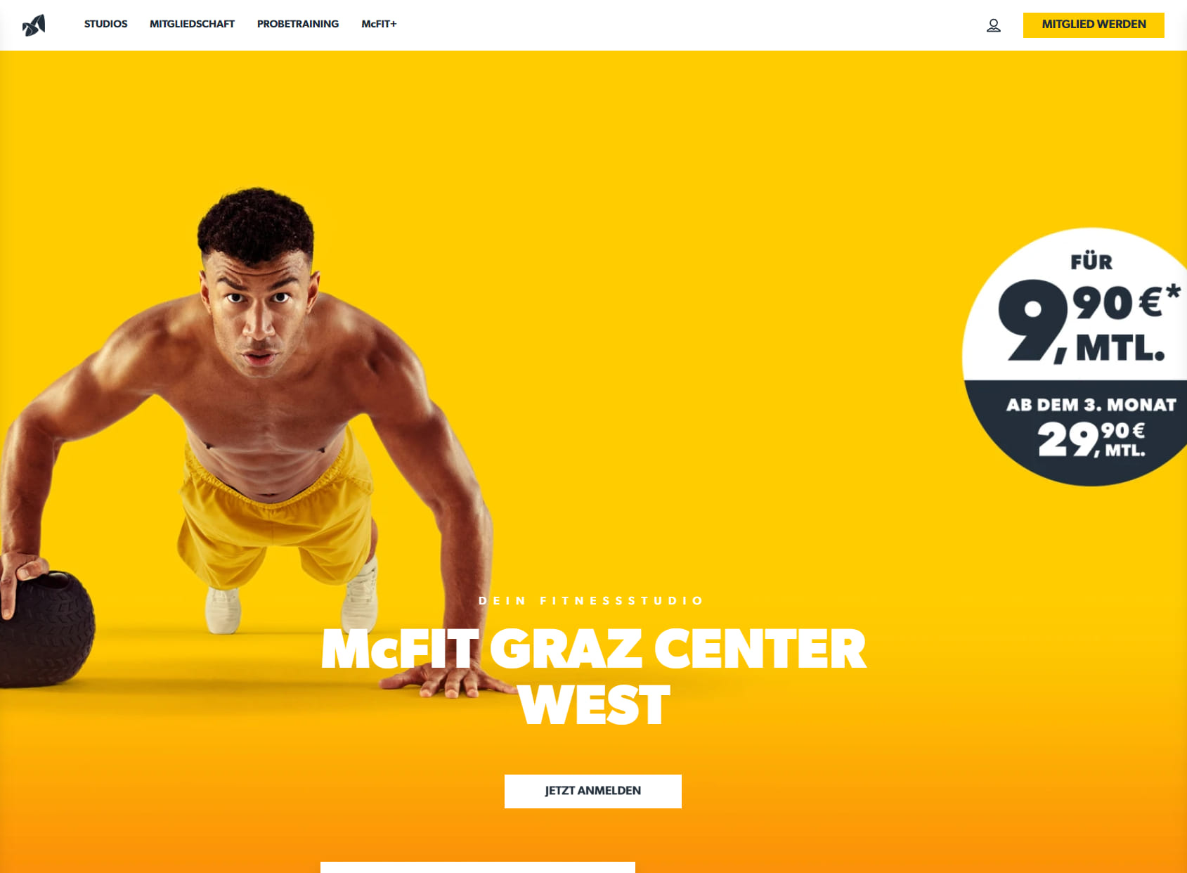 McFIT Fitnessstudio Graz Center West