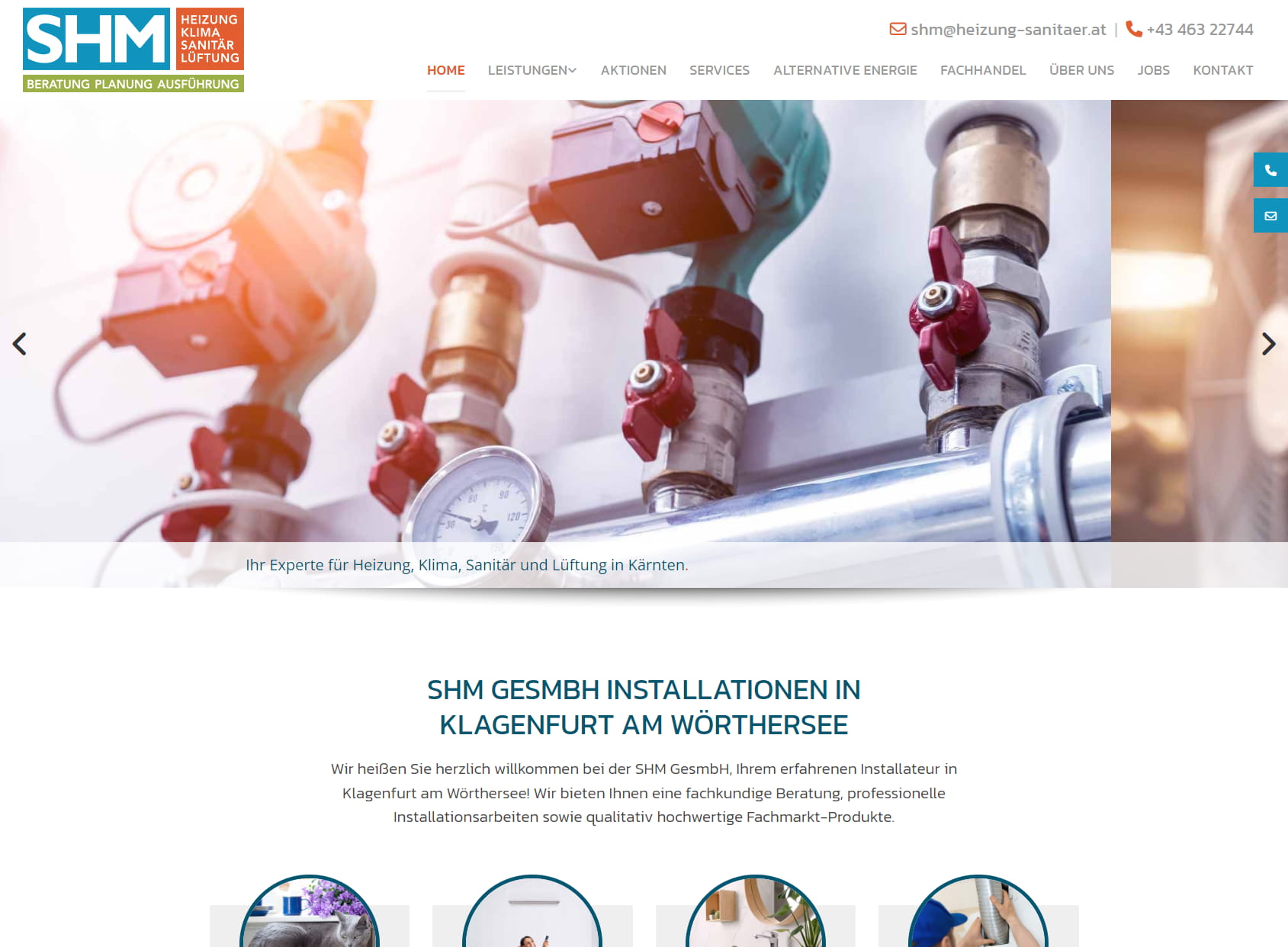 SHM GmbH - Ihr Installateur und Fachmarkt für Heizung, Klima, Sanitär, Lüftung